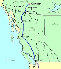 Map of BC and Yukon